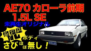 【未再生オリジナル！　クオリティがヤバい】昭和54年　AE70カローラ前期