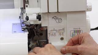 Threading a 3 Thread Serger Overlock Wide - SINGER® 14CG754