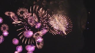 2018 豊田の花火大会に行ってきました。1万3000発 ほぼ全編、間はカット。