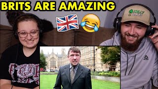 American Couple Reacts to ICONIC BRITISH MOMENTS! *HILARIOUS*