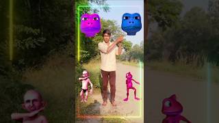 Frog Joker Gorilla and green Dame,VfxMagic Video |#youtubeshorts #magicshots#vfxshorts #comedy