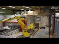 treads alternating processing with robot stufenbearbeitung wechselbetrieb mit roboter