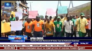 APGA Anambra Youths Protest Removal of Victoe Oye As Nat'l Chairman