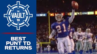 Best Punt Return TDs in Giants History! | New York Giants