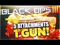 5 ATTACHMENT ON 1 GUN SLAPS! Black Ops 3 UNSTOPPABLE 