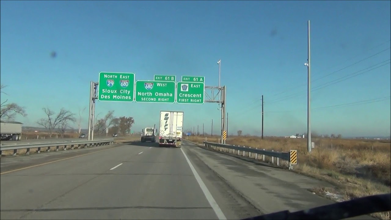 I-29 NB Exit 48AB To Exit 144AB (Iowa) - YouTube