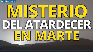 AMANECER EN MARTE el ROVER PERSEVERANCE registra ATARDECER EN MARTE geologia marte CRÁTER MARTE