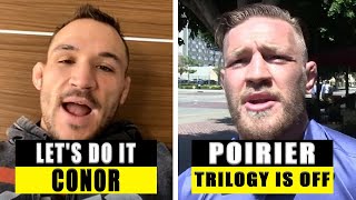Michael Chandler OFFERS to replace Poirier against Conor, DC reacts to McGregor-Poirier DRAMA