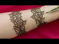 New stylish flowers mehndi design | easy front hand mehndi | mehndi ka design| mehndi design |mehndi