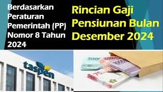 Besaran Gaji Bulan Desember Yang Akan Diterima Para Pensiunan PNS @kangedibae