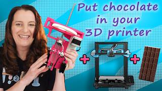 What happens if you put chocolate in a 3D printer?  How To Cook That Ann Reardon