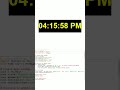 Digital Clock Using Python Tkinter  #coding #education #python #pythonprogramming #pythonprojects
