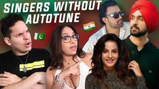 Waleska & Efra react to Indian Singers Without AUTOTUNE ft Diljit Dosanjh , Asees Kaur, Atif Aslam