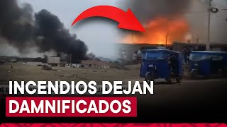 Incendios arrasan con viviendas en Áncash: Huarmey y Nuevo Chimbote afectados