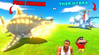 CHOP UPGRADING Undefeated FIRE SHARK vs THOR HYDRA in Animal Revolt Battle Simulator