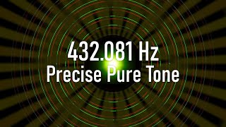 432.081 Hz Precise Pure Tone | Heart-Brain Coherence Meditation