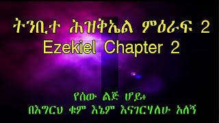 ትንቢተ ሕዝቅኤል ምዕራፍ 2 Ezekiel Chapter 2 የሰው ልጅ ሆይ፥ በእግርህ ቁም እኔም እናገርሃለሁ አለኝ