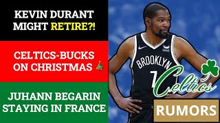 Kevin Durant Might RETIRE?! Latest Celtics Rumors On KD + Celtics News On NBA Christmas Game