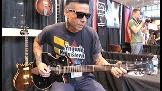 SNAMM '18  - Grez Guitars Mendocino Baritone Demo