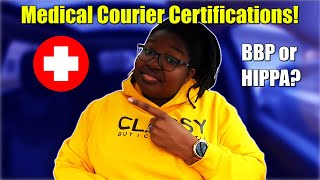Journey Of Becoming A Medical Courier: Getting Certifications