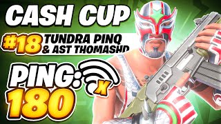 18TH PLACE DUO CASH CUP FINALS ON 180 PING 🏆 w/Th0masHD | Pinq