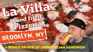 Pizza review: La VILLA Pizzeria (Brooklyn, NY) + Bonus Italian sandwich review