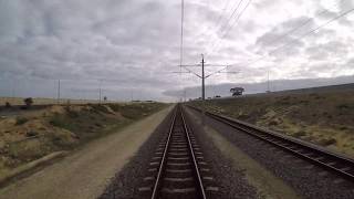 Drivers view Transperth B series - Nowergup yard departure and arrival - high speed