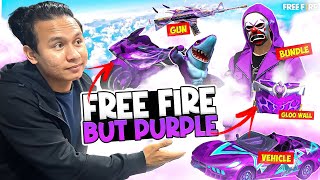 Purple Only 😈 Challenge in Solo Vs Squad Br Ranked Mode 😱 Tonde Gamer Pro Lobby - Free Fire Max