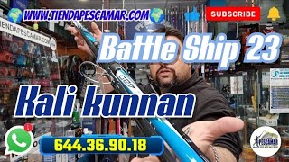 PESCAMAR - (VID120) - CAÑA KALI KUNNAN BATTLESHIP XTR23 420 HIBRYD FUJI - 🔴 NUEVA 2023 🔴