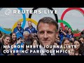 LIVE: French President Emmanuel Macron speaks to foreign journalists ahead of Olympic Games