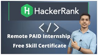 HackerRank Skill Certificate + Winter Internship | HackerRank Python C++ Java JS Free Certificate