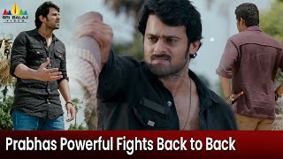 Prabhas Powerful Fight Scenes Back to Back | Mirchi | Latest Telugu Action Scenes @SriBalajiAction