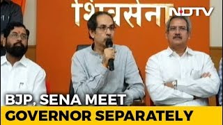 BJP, Sena Meet Governor Separately Amid Tussle Over Power-Sharing