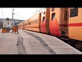 17643 cgl coa circar exp departing chennai egmore railway station indian railways