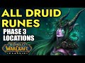 How to Get ALL DRUID RUNES Phase 3 Season of Discovery