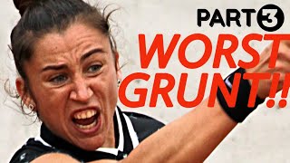 Top 10 Worst Grunts in WTA Tennis History (Part 3) (not sexy)