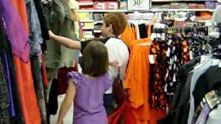 Halloween costume shopping 10-17-09