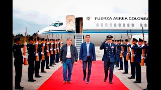 Juan Guaidó llega a Bogotá donde, dice, luchará por Venezuela