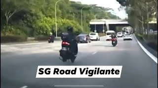 24jan2022 pie motorcylist crash after running over fallen object on the road