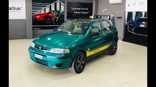 Fiat Palio fully wrapped with Avery Dennison Green Metallic Gloss vinyl 💚💚💚