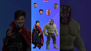 Dr Strange 😆 Hulk 😁 wrong head change 🤭 #shorts #short #entertainment  #wrongheadchange
