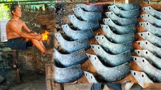 ASMR The Story of the Interior Blacksmith‼️ The Traditional Sound of Making Rotary Knives