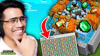 I Made Giant Raid Farm In Minecraft Survival 😎