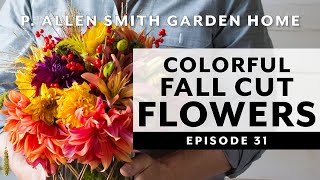 Making a Colorful Fall Cut Flower Arrangement | Peony Planting Tips