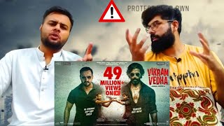 Vikram Vedha Official Trailer | Pak React | Hrithik Roshan, Saif Ali Khan, Pushkar & Gayatri