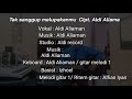 Tak sanggup melupakanmu cipt. Aldi Aliaman