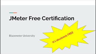 Master Jmeter for Free | Free Certification | BlazeMeter University