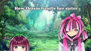 [NIJISANJI ID CLIP] How Derem handle her sister(Nagisa)