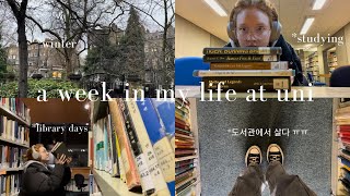 week in my life at uni | soas, library days, winter, london