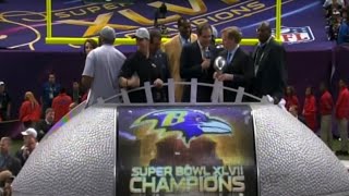 SUPERBOWL XLVII Post game and Trophy presentation